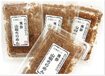 さつま黒酢山椒ちりめん30g×4パック詳細ページ